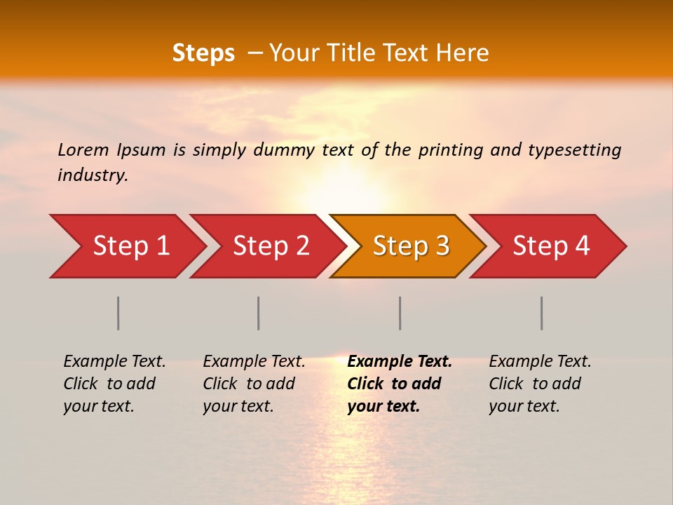 Twilight Horizon Nature PowerPoint Template