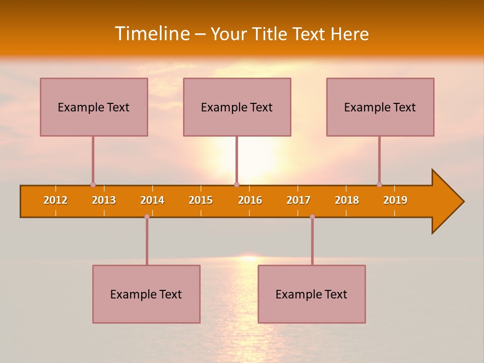 Twilight Horizon Nature PowerPoint Template