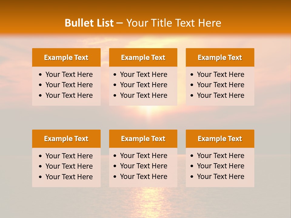 Twilight Horizon Nature PowerPoint Template