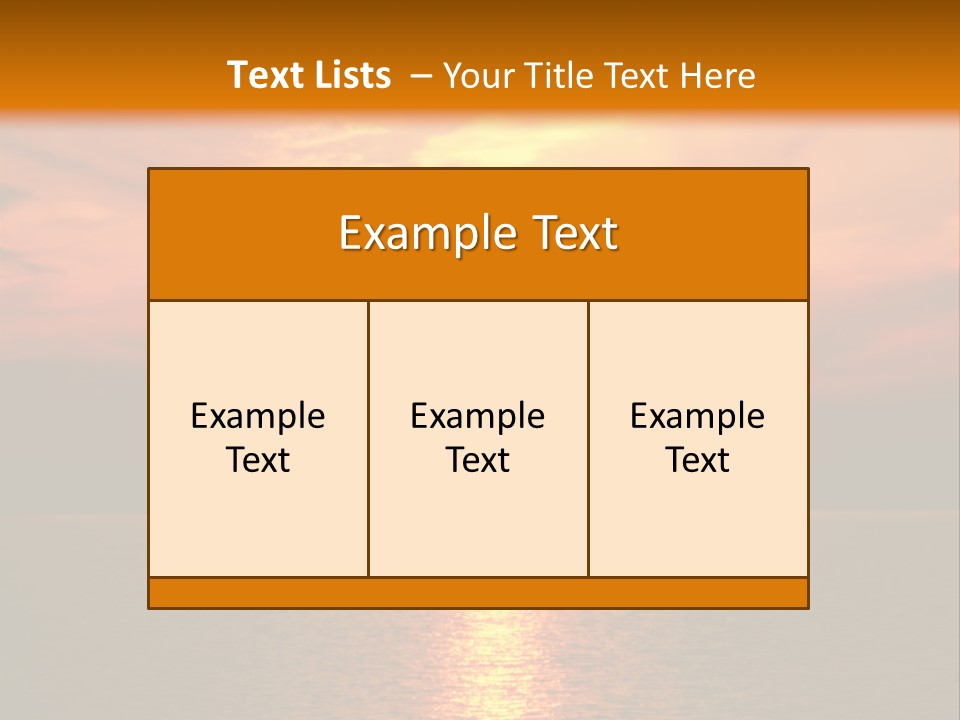 Twilight Horizon Nature PowerPoint Template