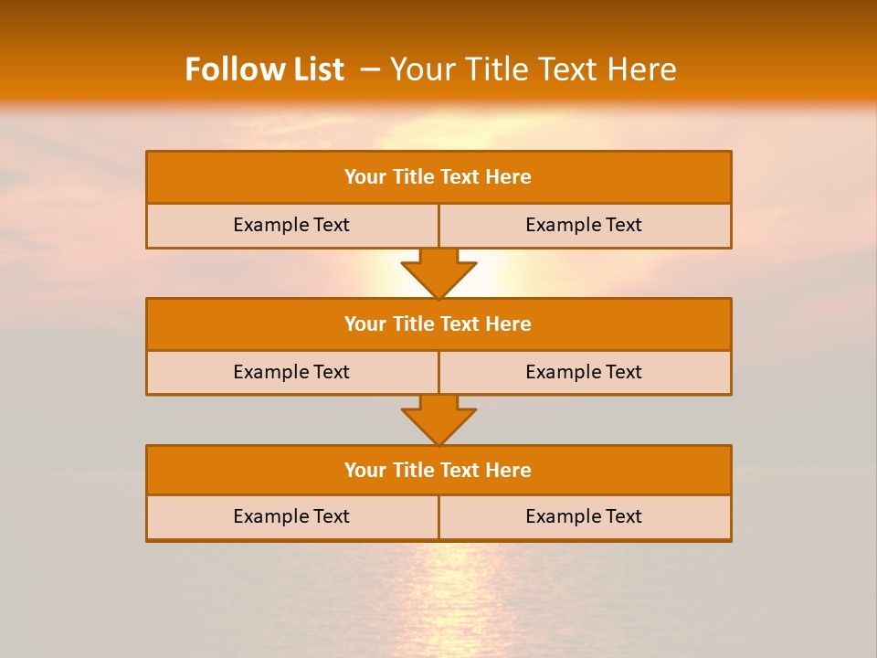Twilight Horizon Nature PowerPoint Template