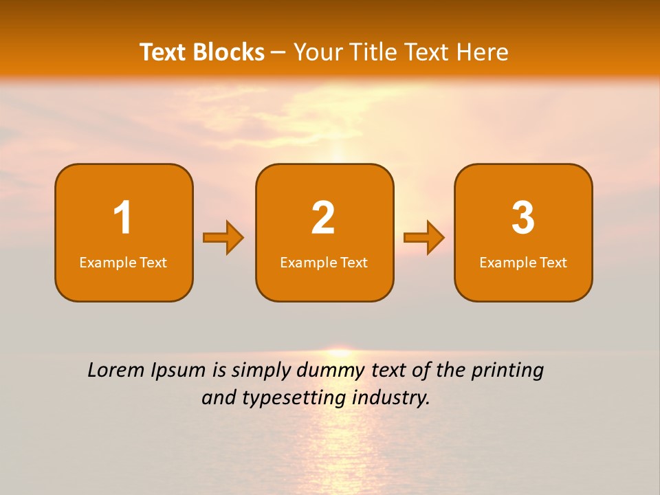 Twilight Horizon Nature PowerPoint Template