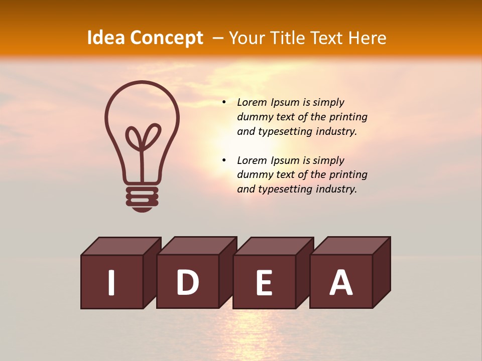 Twilight Horizon Nature PowerPoint Template