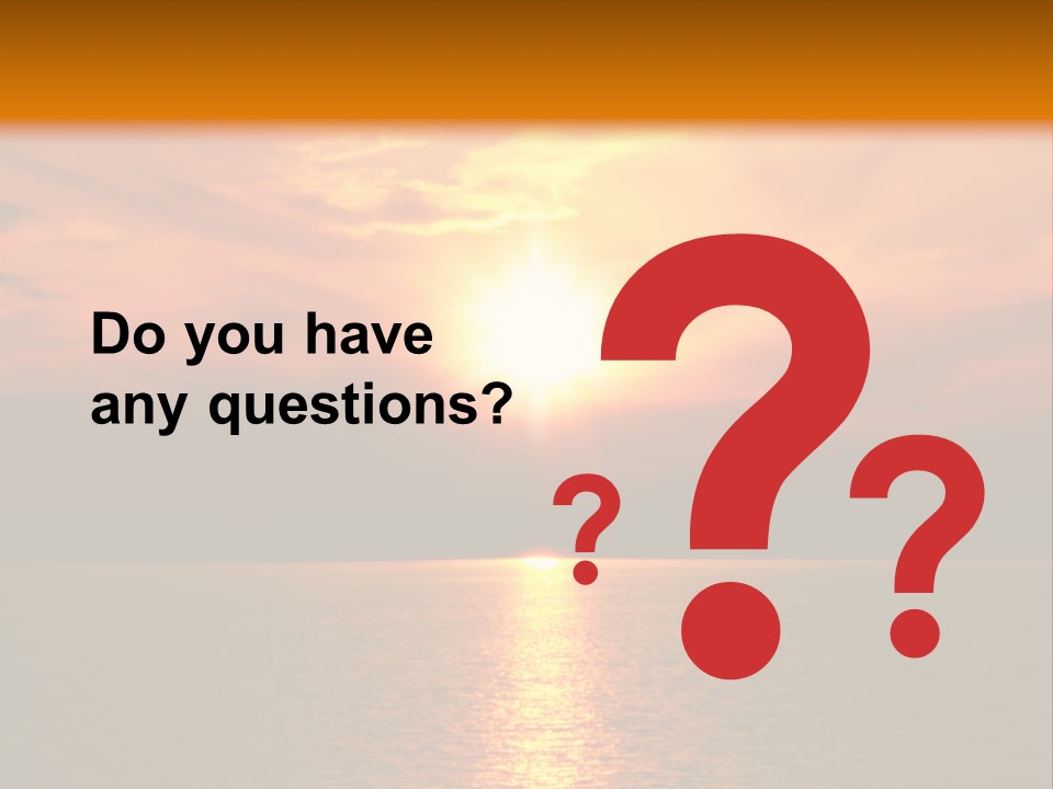 Twilight Horizon Nature PowerPoint Template