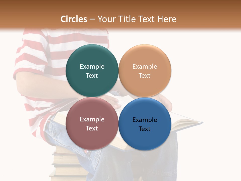 Boy Intellectual Red PowerPoint Template