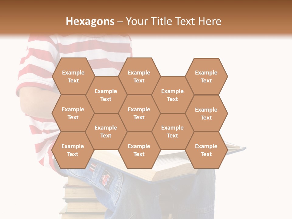 Boy Intellectual Red PowerPoint Template