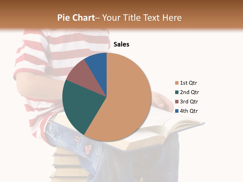 Boy Intellectual Red PowerPoint Template