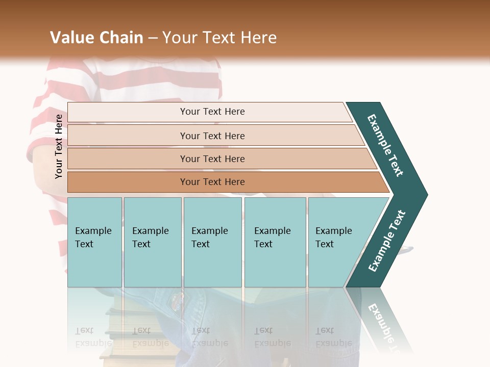 Boy Intellectual Red PowerPoint Template