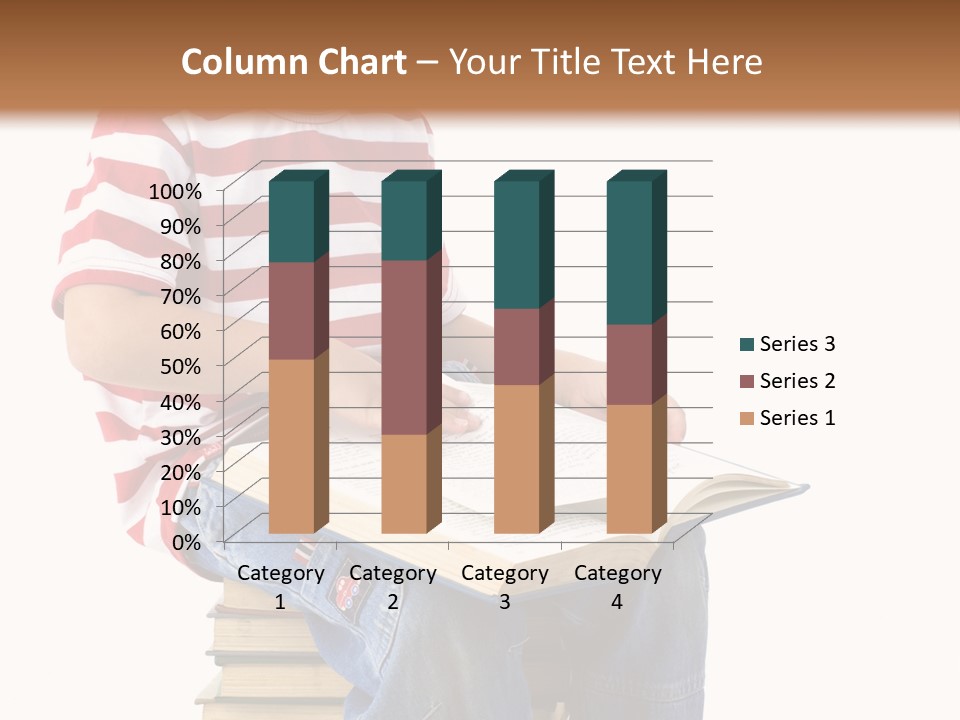 Boy Intellectual Red PowerPoint Template