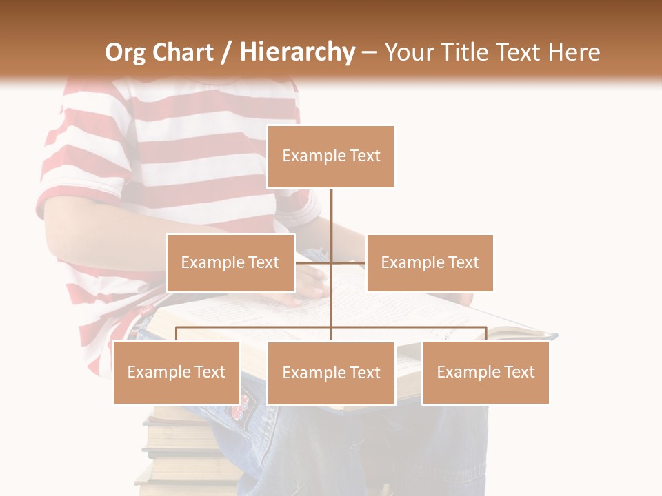 Boy Intellectual Red PowerPoint Template