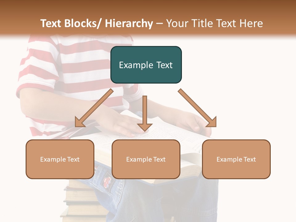 Boy Intellectual Red PowerPoint Template