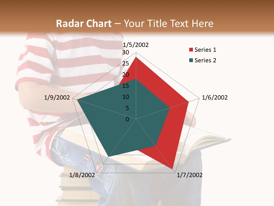 Boy Intellectual Red PowerPoint Template