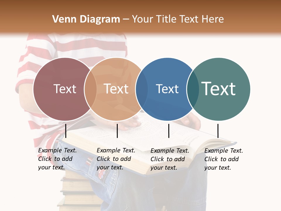 Boy Intellectual Red PowerPoint Template