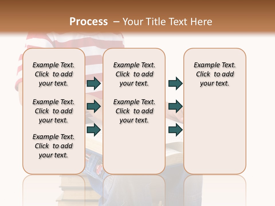 Boy Intellectual Red PowerPoint Template