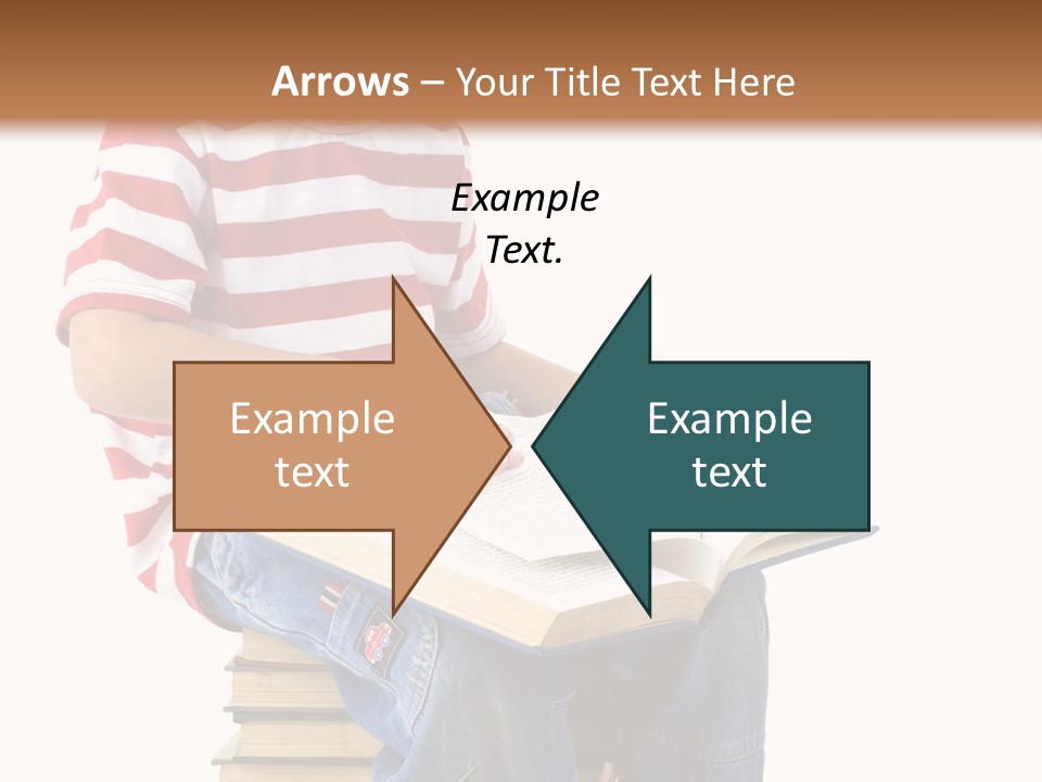 Boy Intellectual Red PowerPoint Template