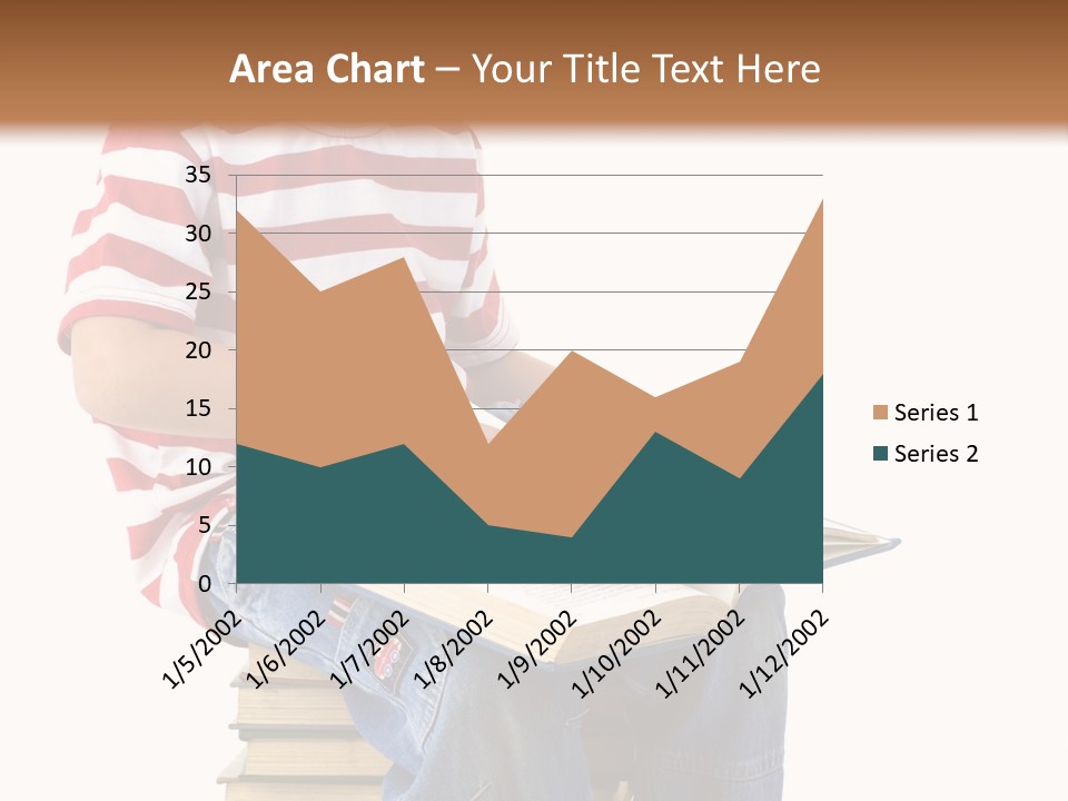 Boy Intellectual Red PowerPoint Template