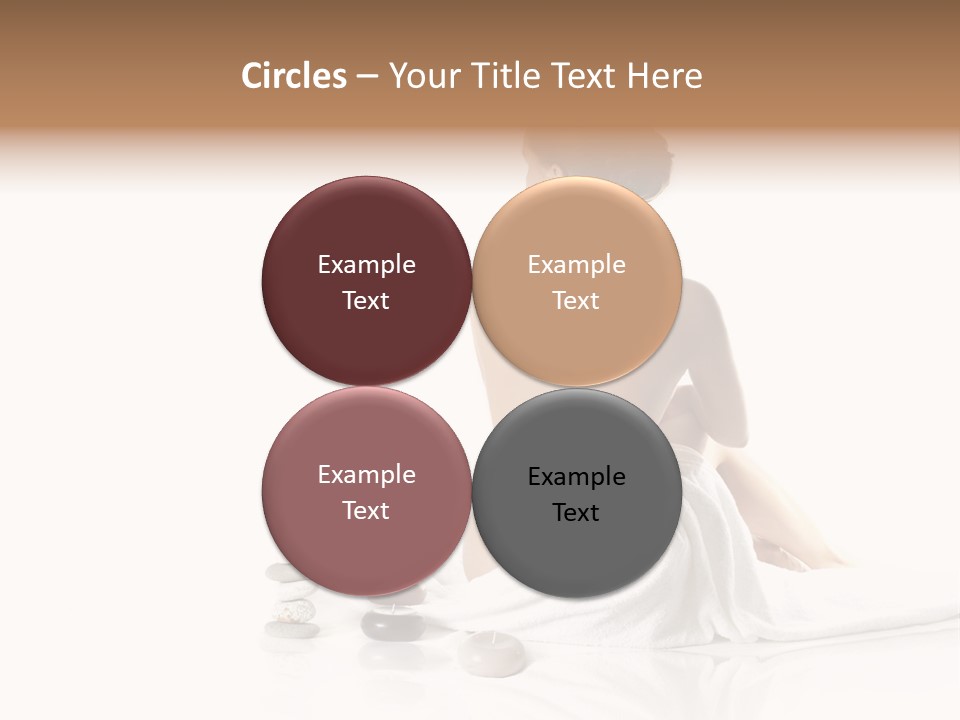 Girl Fresh Blue PowerPoint Template