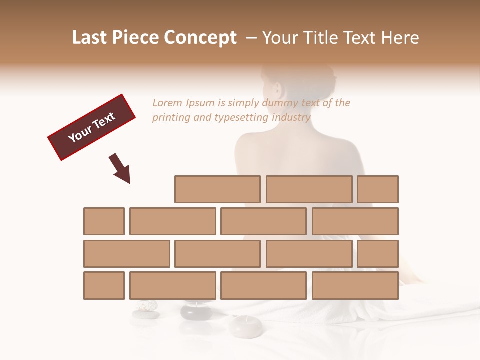 Girl Fresh Blue PowerPoint Template