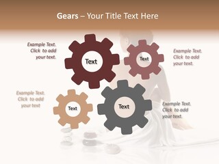 Girl Fresh Blue PowerPoint Template