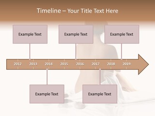 Girl Fresh Blue PowerPoint Template
