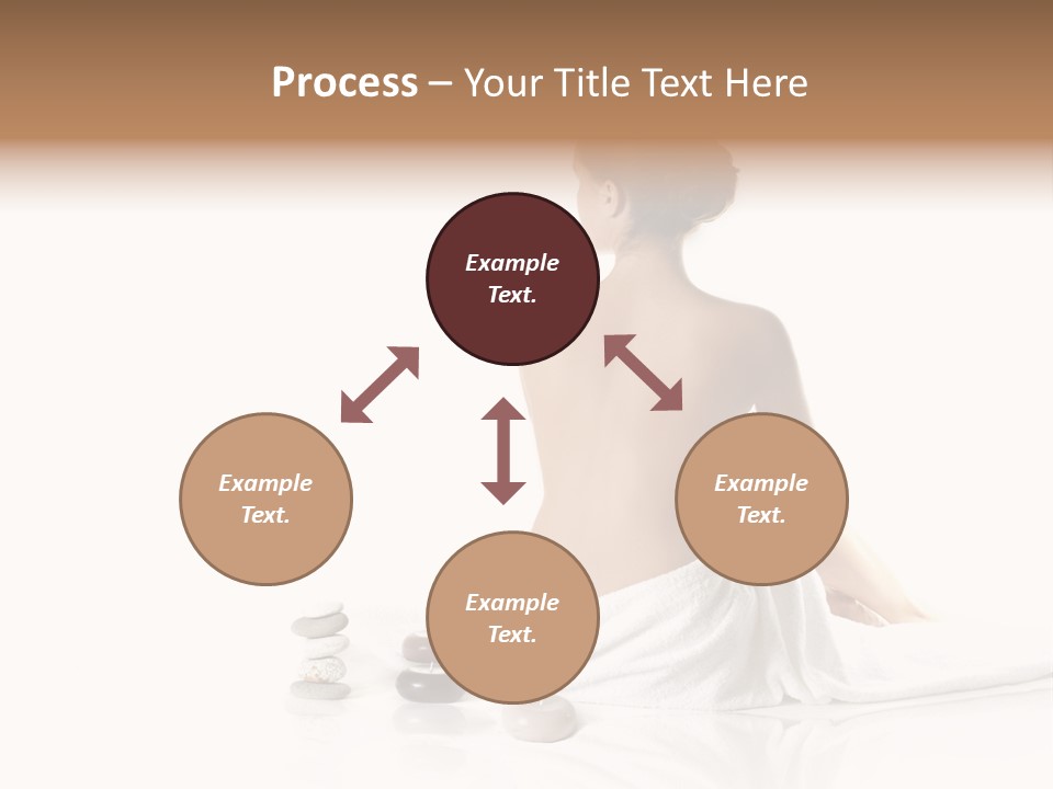 Girl Fresh Blue PowerPoint Template