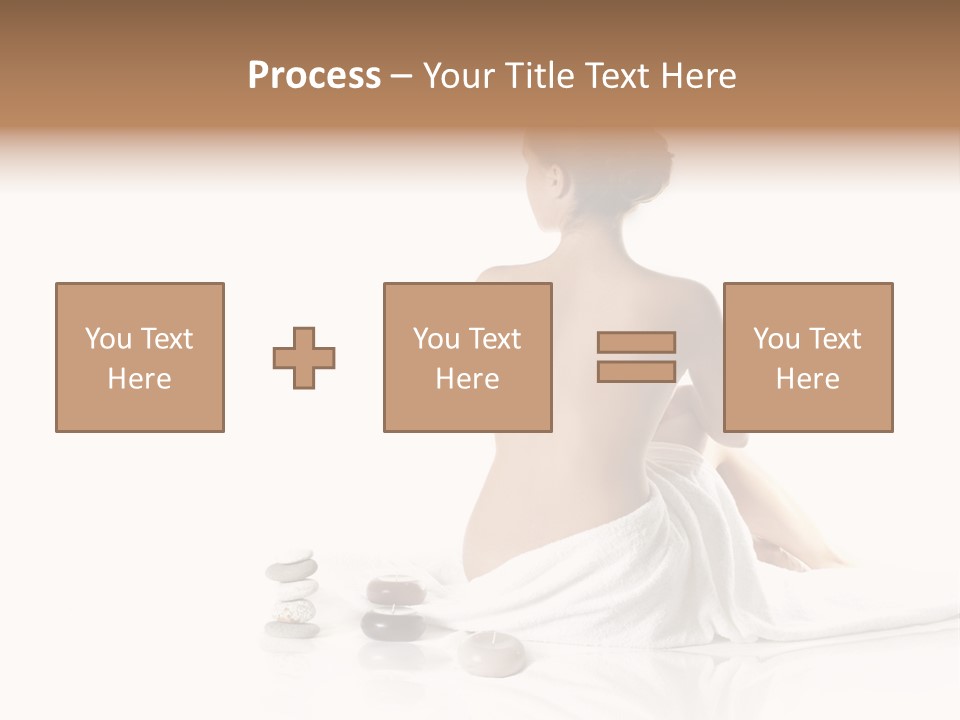 Girl Fresh Blue PowerPoint Template