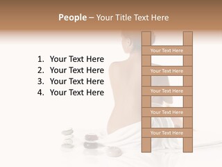 Girl Fresh Blue PowerPoint Template