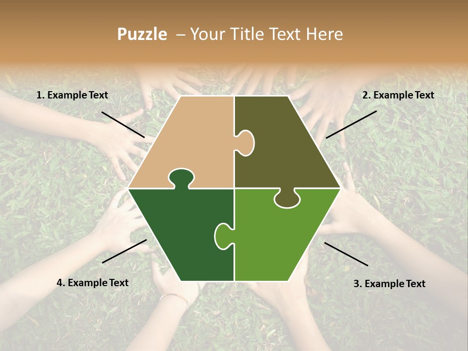 Chain People Ground PowerPoint Template