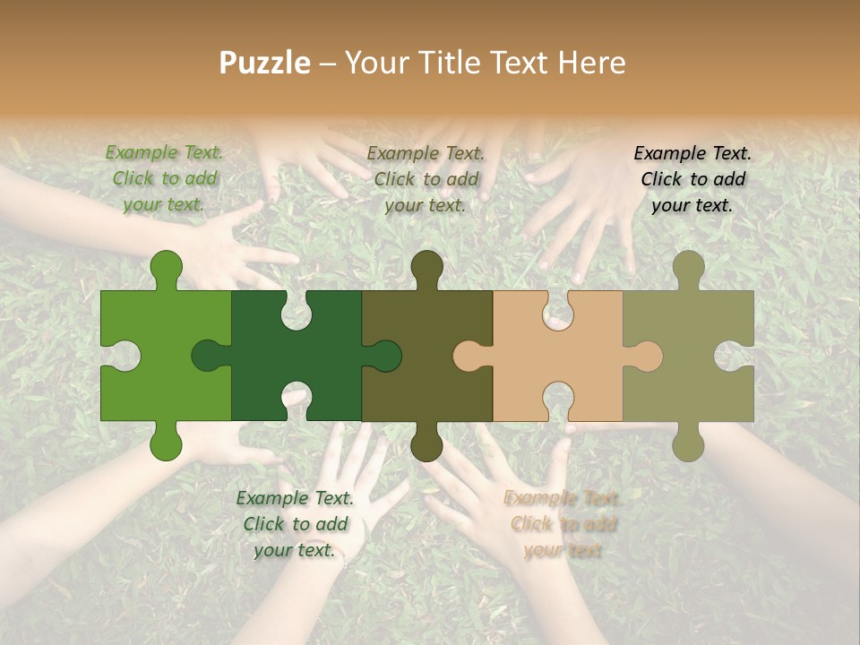 Chain People Ground PowerPoint Template