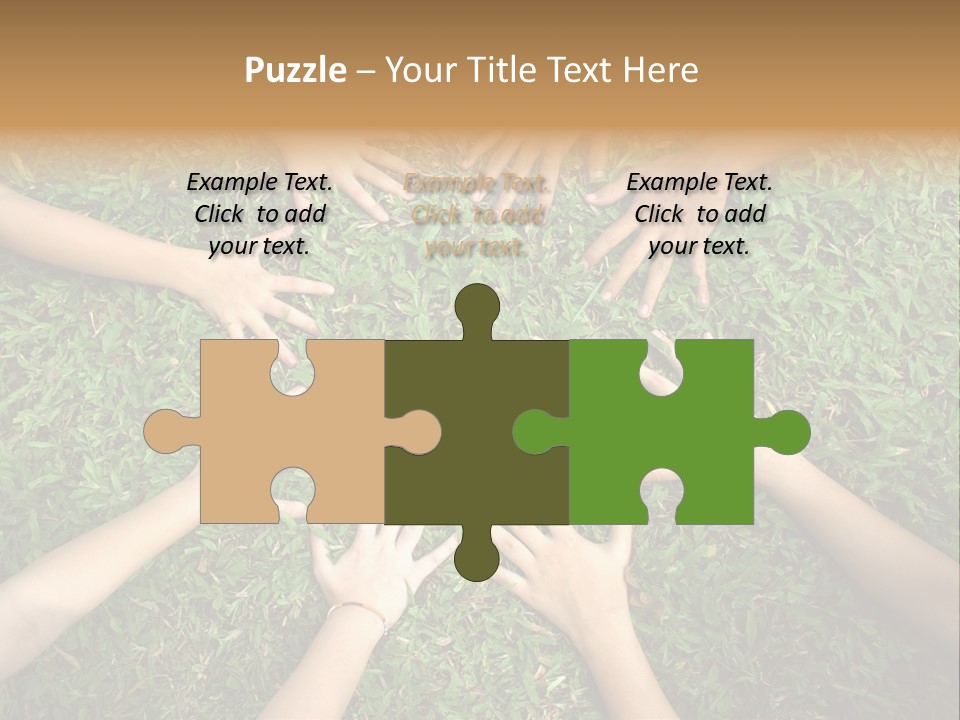 Chain People Ground PowerPoint Template