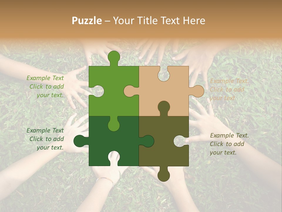 Chain People Ground PowerPoint Template