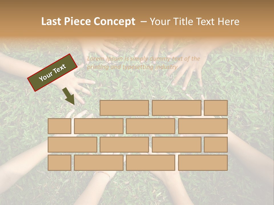 Chain People Ground PowerPoint Template