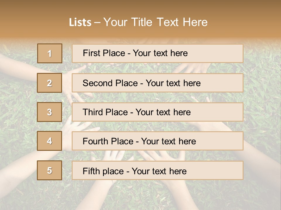 Chain People Ground PowerPoint Template