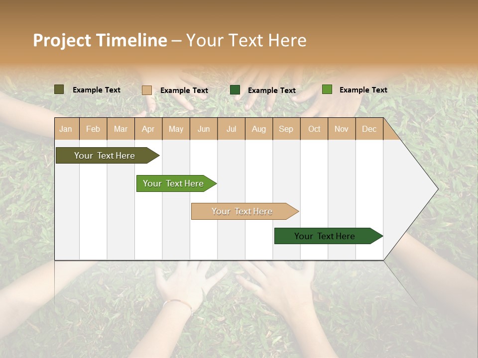 Chain People Ground PowerPoint Template