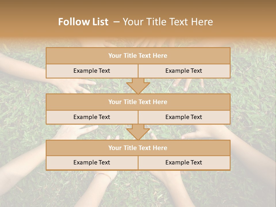 Chain People Ground PowerPoint Template