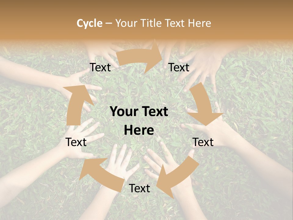 Chain People Ground PowerPoint Template