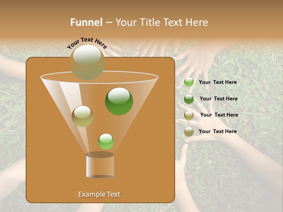 Chain People Ground PowerPoint Template