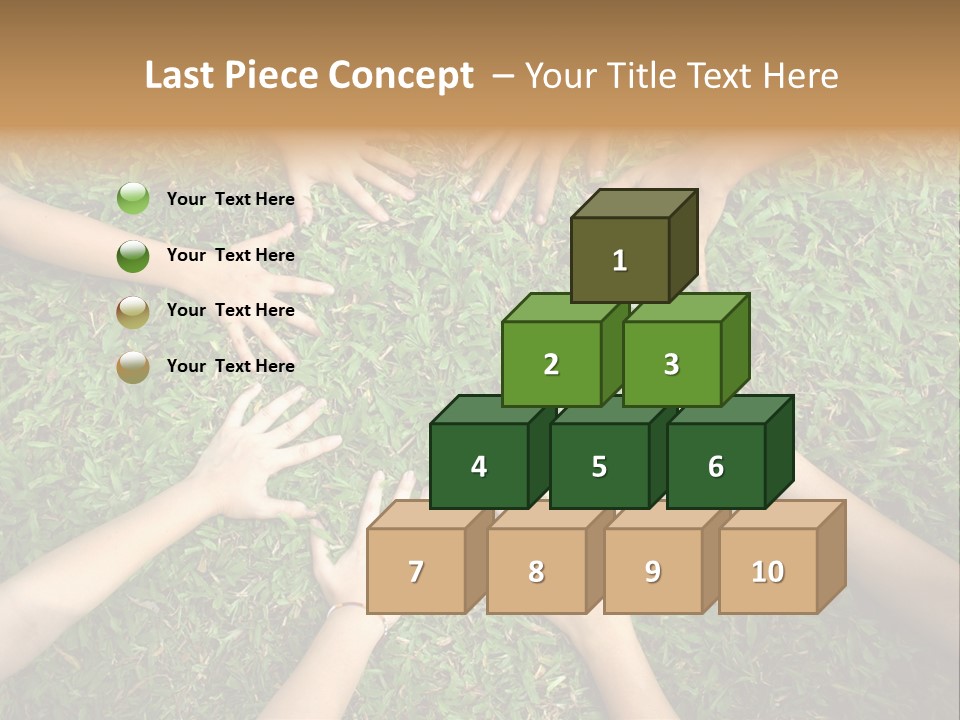 Chain People Ground PowerPoint Template