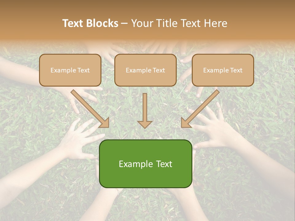 Chain People Ground PowerPoint Template