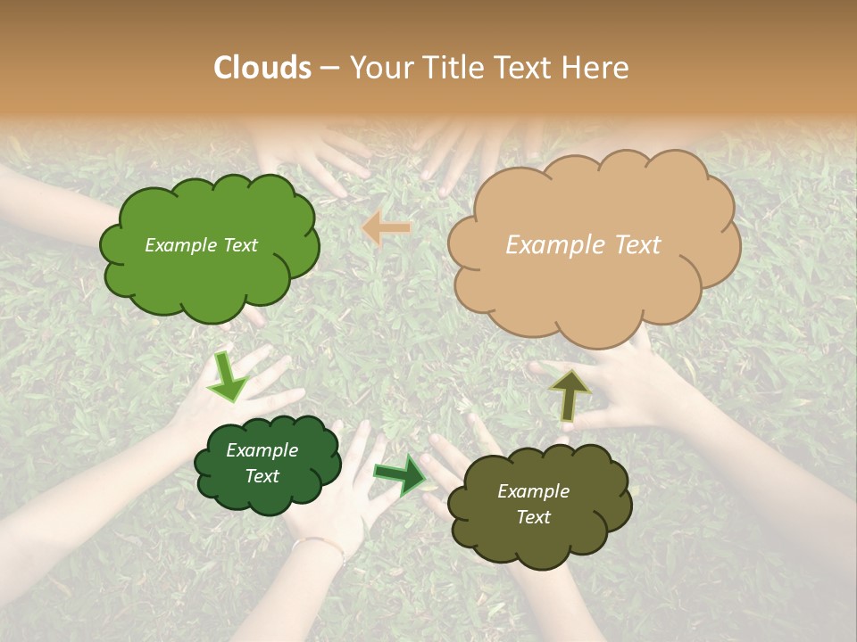 Chain People Ground PowerPoint Template