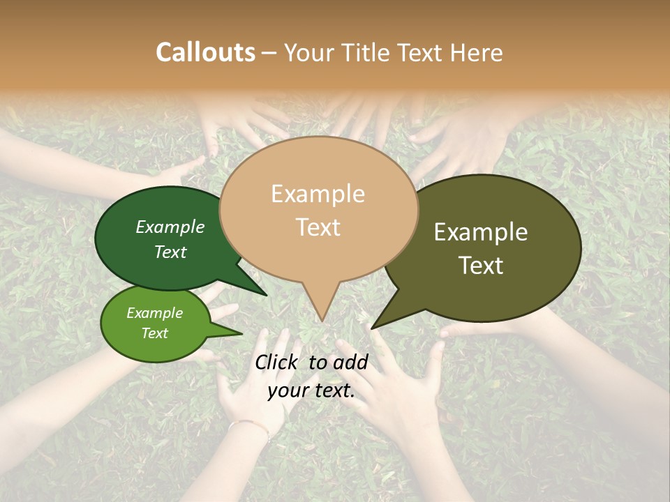 Chain People Ground PowerPoint Template