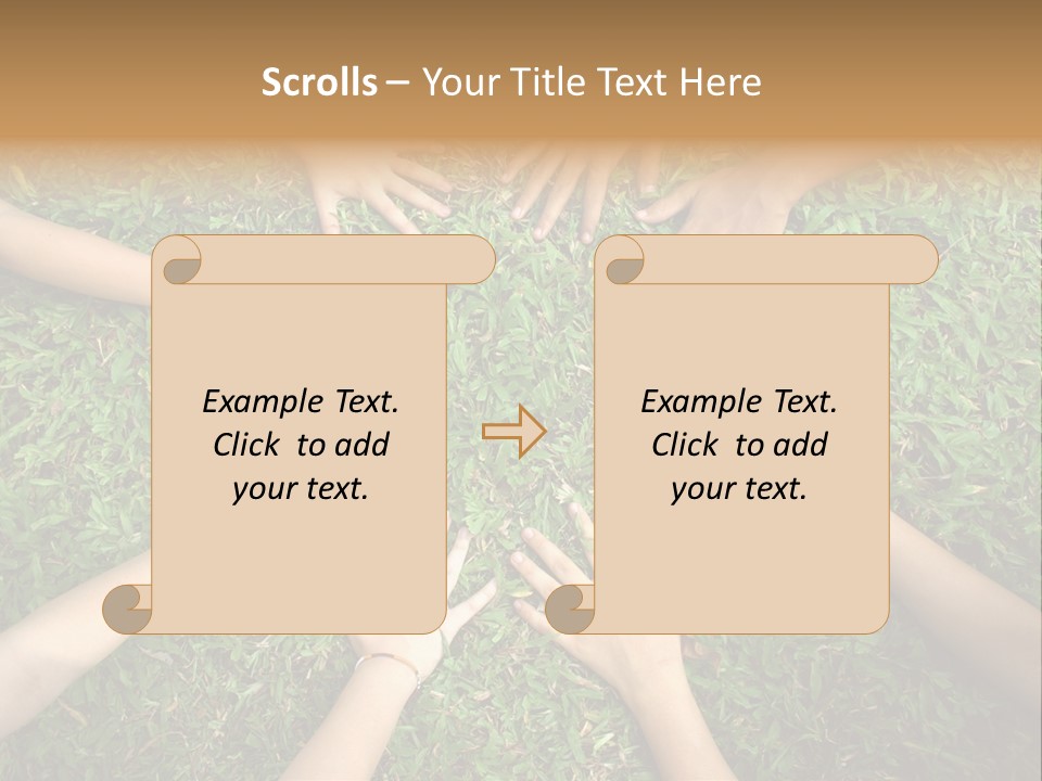 Chain People Ground PowerPoint Template