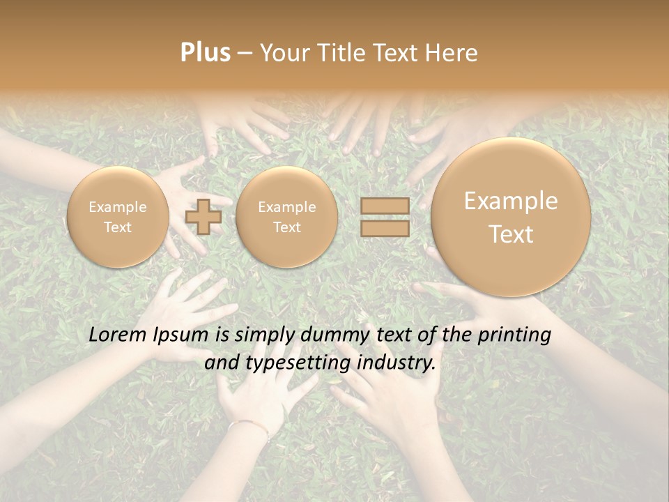 Chain People Ground PowerPoint Template