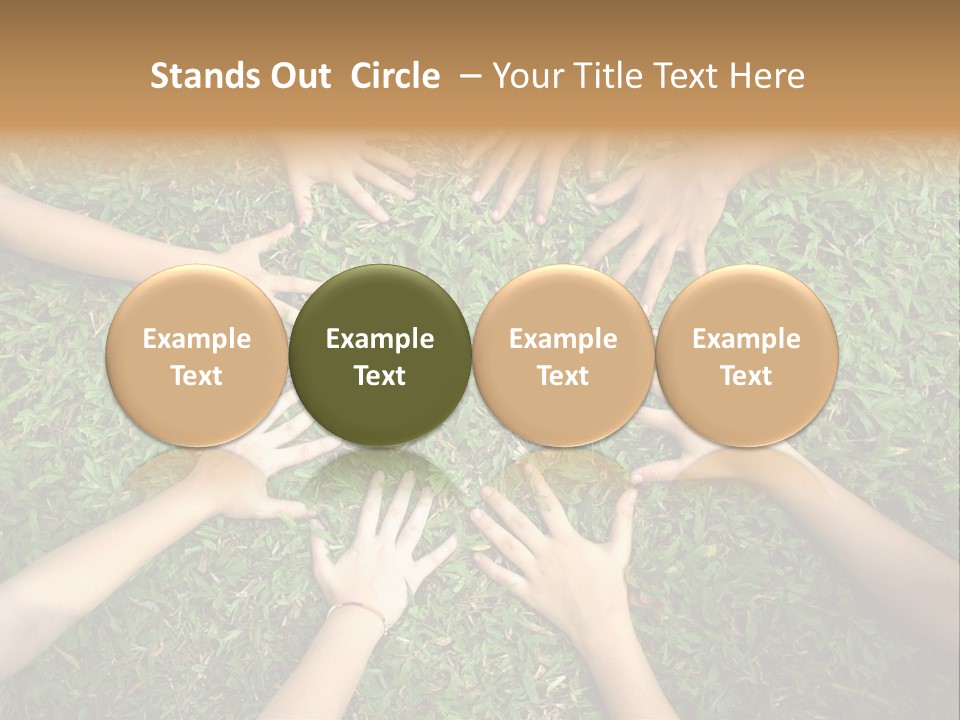 Chain People Ground PowerPoint Template