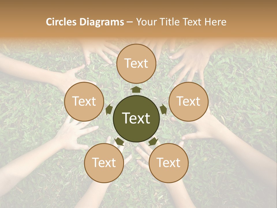 Chain People Ground PowerPoint Template