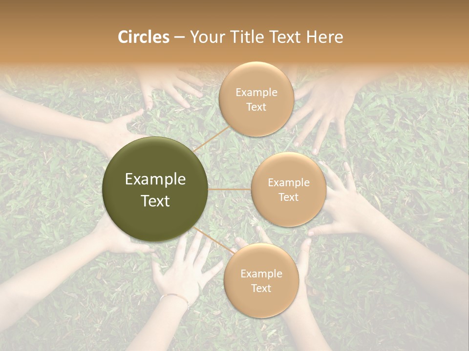 Chain People Ground PowerPoint Template