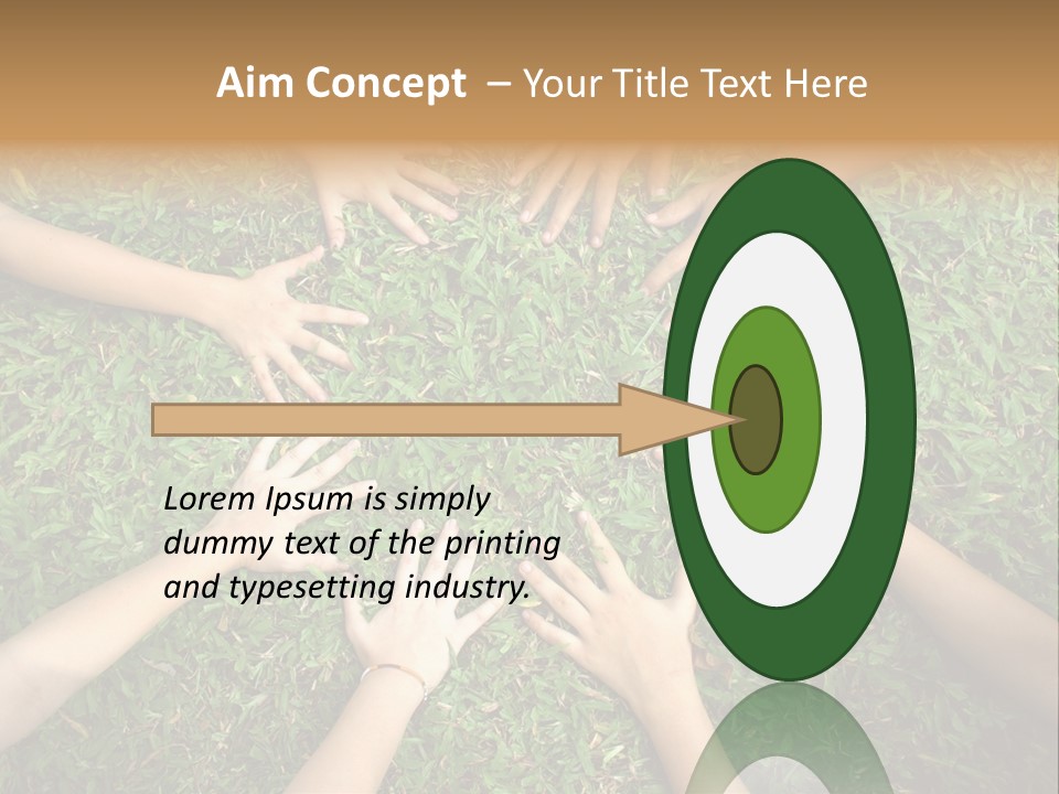 Chain People Ground PowerPoint Template