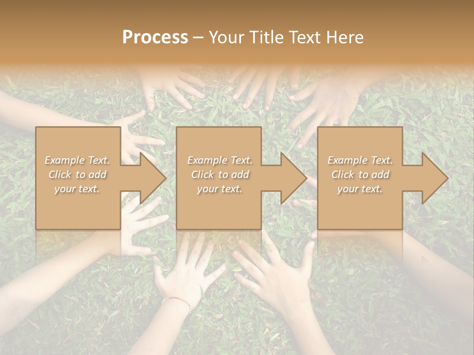 Chain People Ground PowerPoint Template