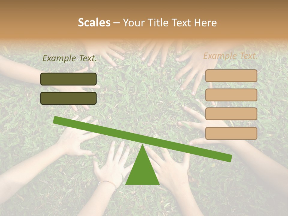 Chain People Ground PowerPoint Template