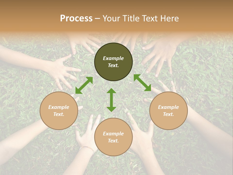 Chain People Ground PowerPoint Template